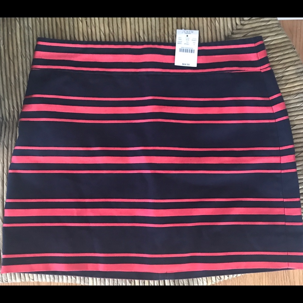 J Crew Striped Skirt size 4